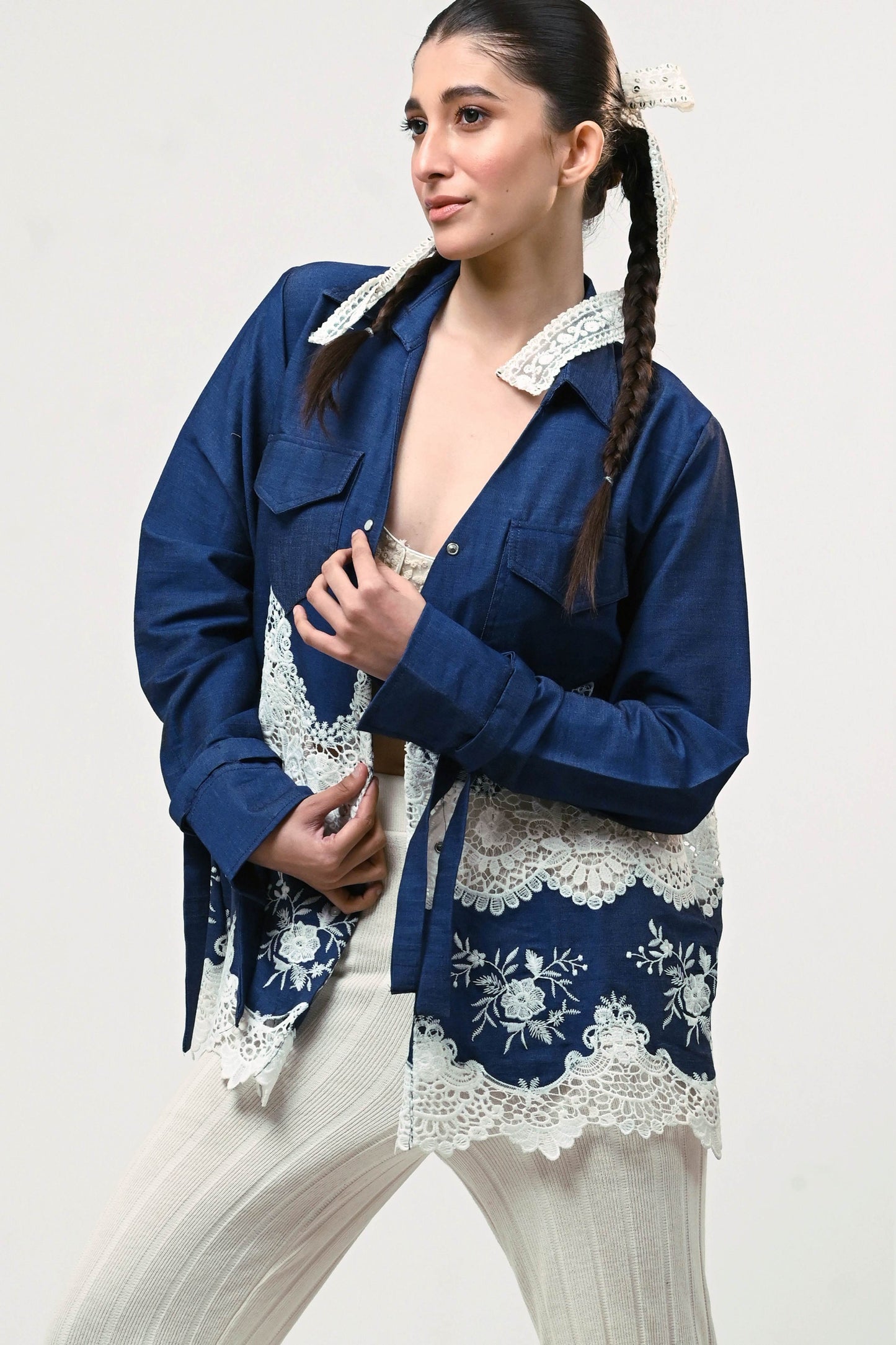 DENIM DARLING SHIRT - 66Aura