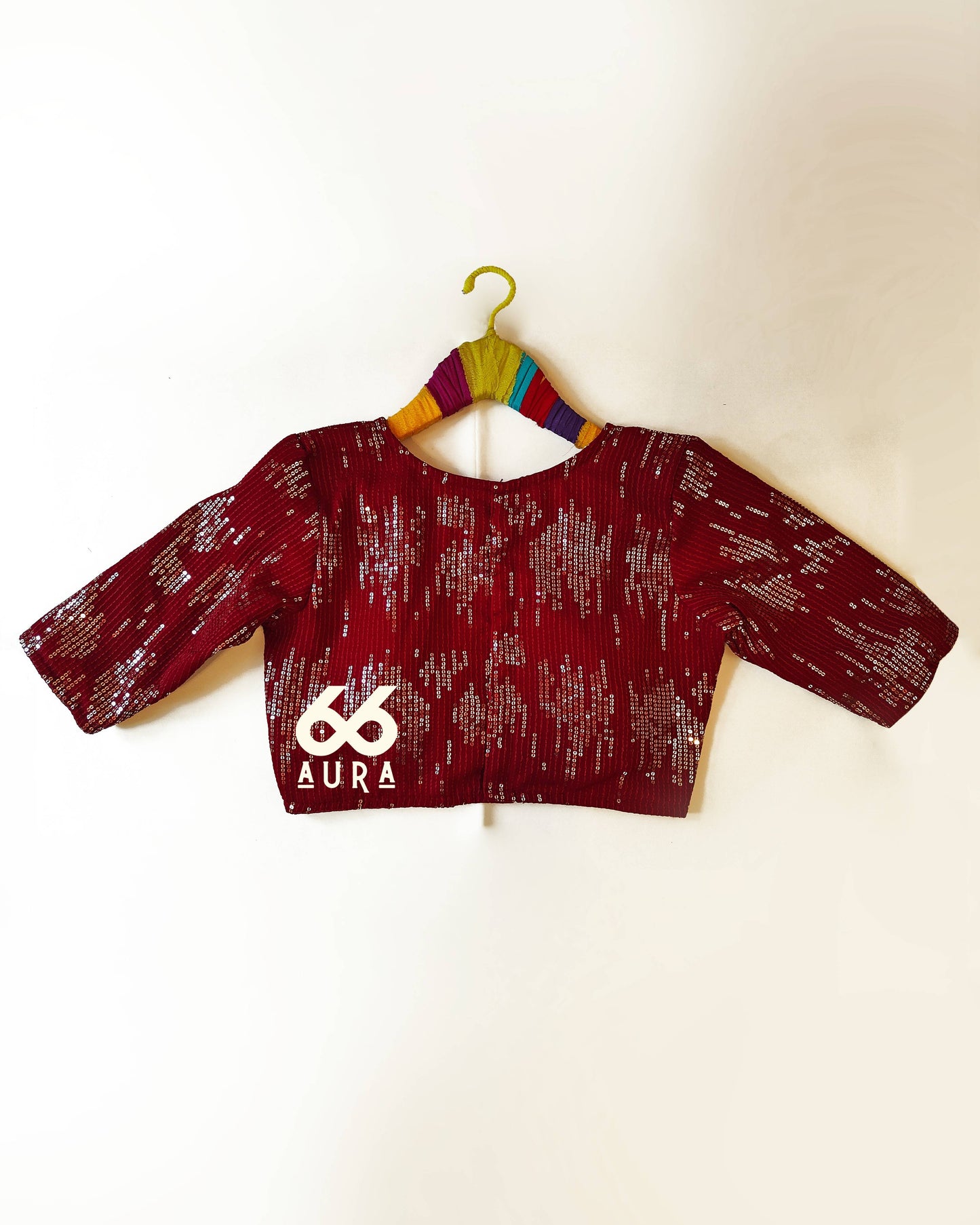 BURGUNDY AURA BLOUSE