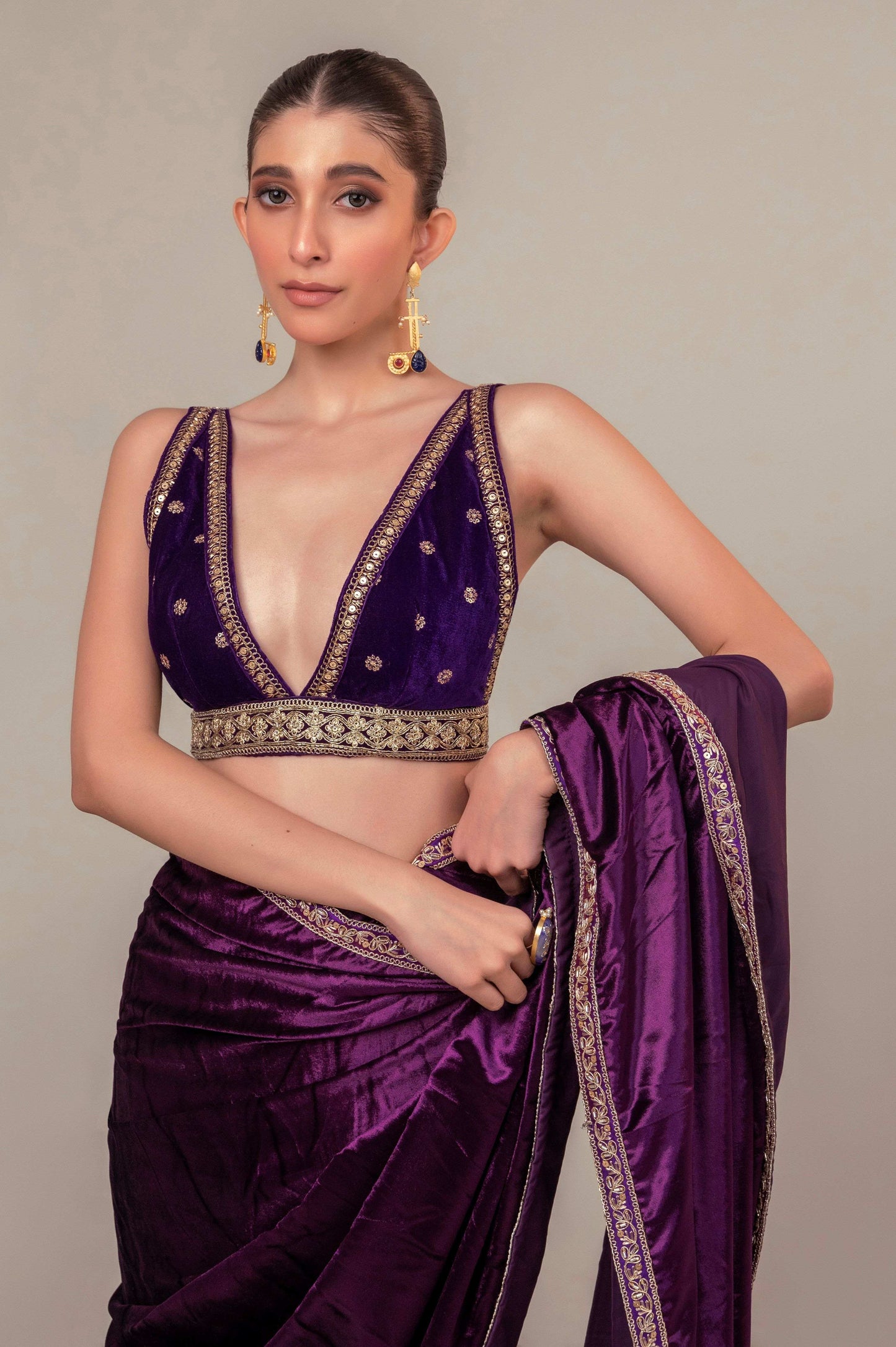 BERRY BLINK BLOUSE - 66Aura