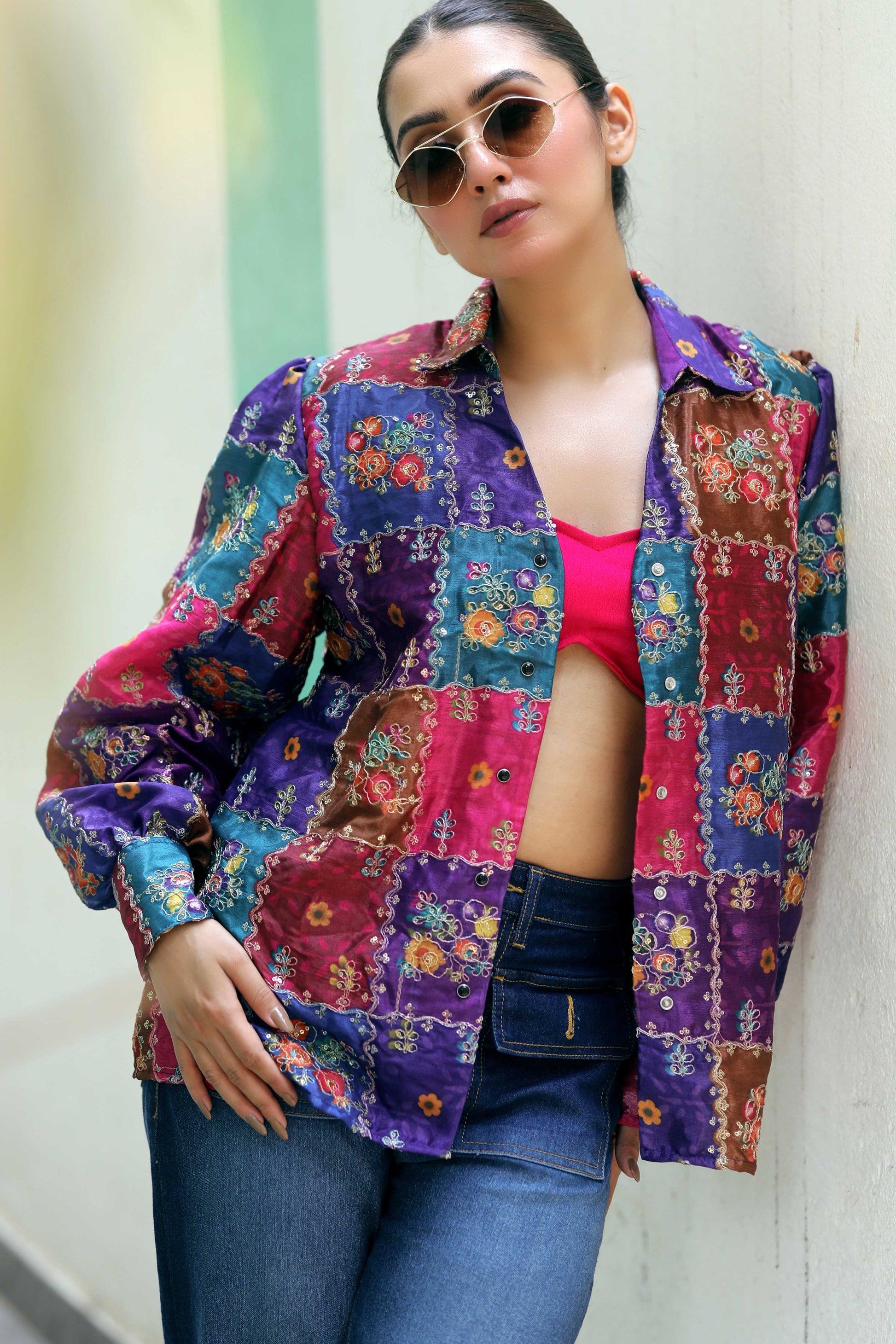 Delulu drip shirt by 66aura featuring a stylish, casual design with colorful drip pattern on soft fabric.