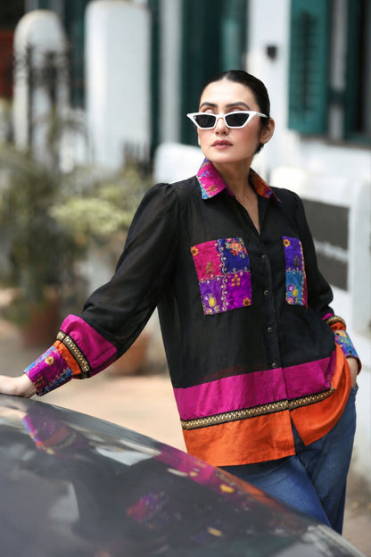 TWIN TROUBLE OVERSIZED SHIRT