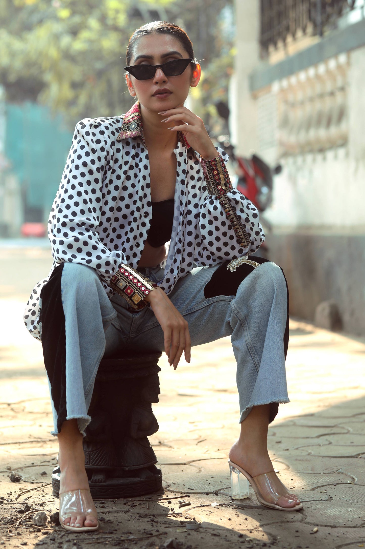 66aura Plot Twist shirt featuring a stylish graphic design, casual fit, and comfortable fabric for everyday wear.