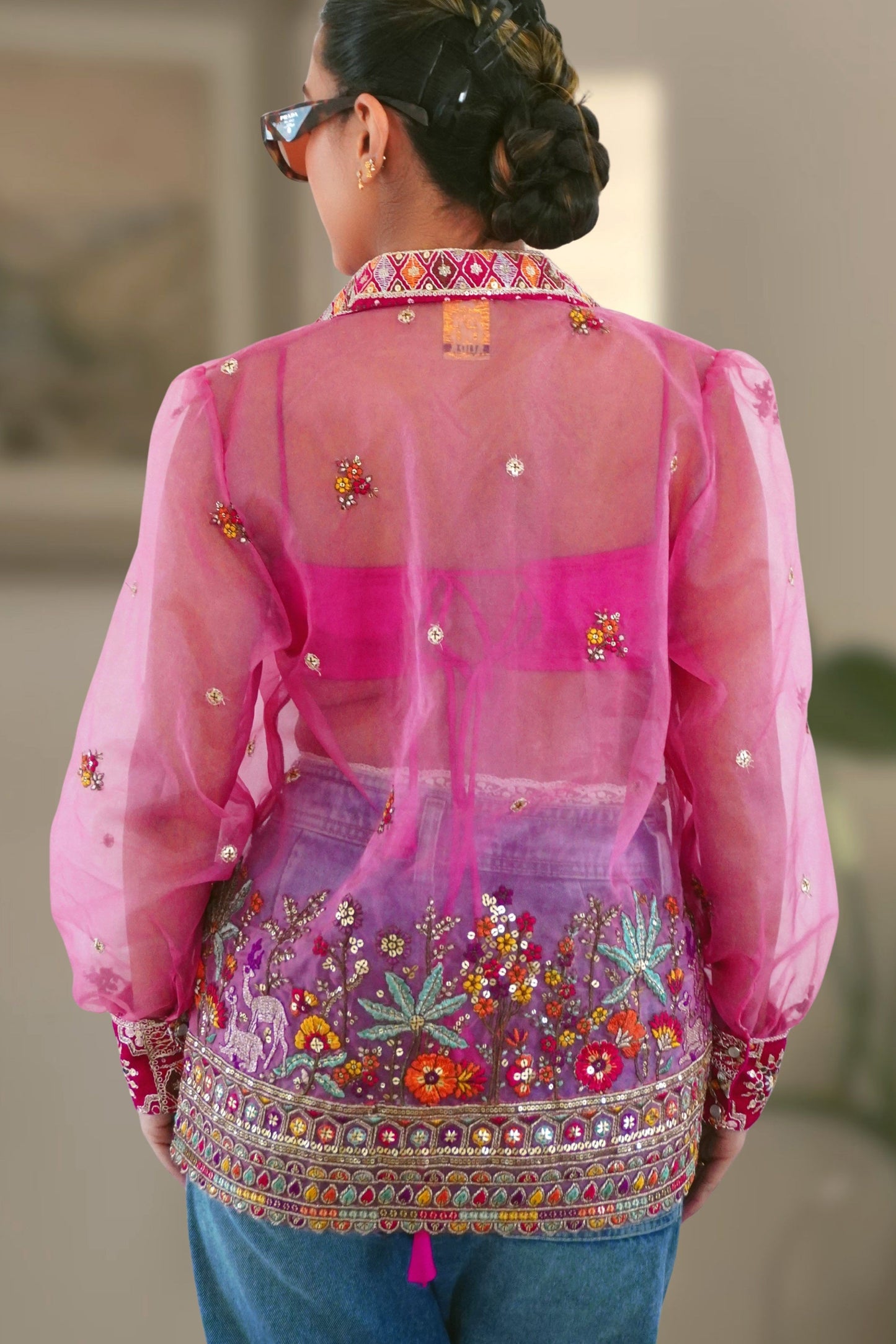 Oversized Candy Carnival shirt by 66aura featuring colorful, playful candy and carnival-themed print on soft fabric.
