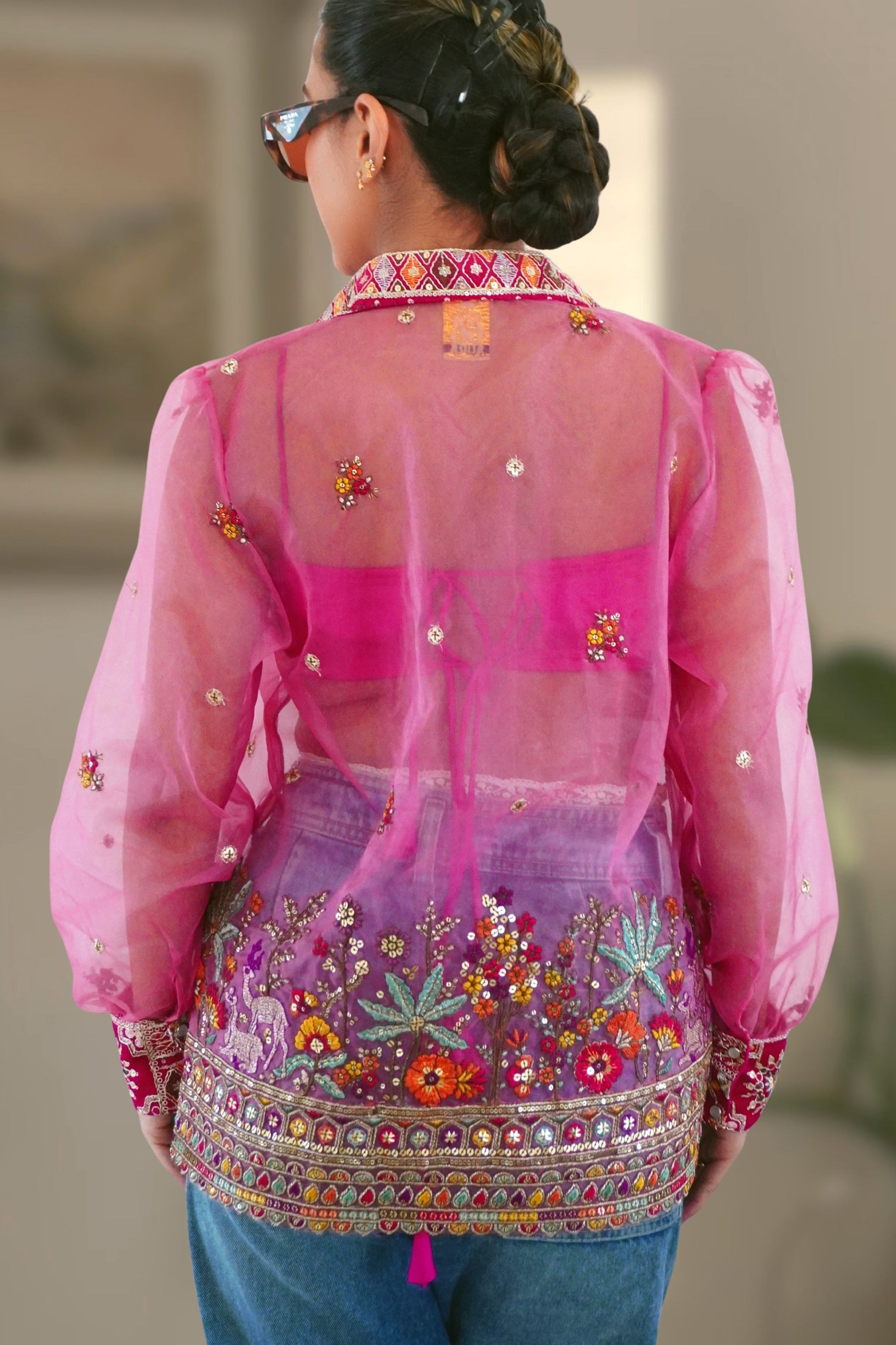 Oversized Candy Carnival shirt by 66aura featuring colorful, playful candy and carnival-themed print on soft fabric.
