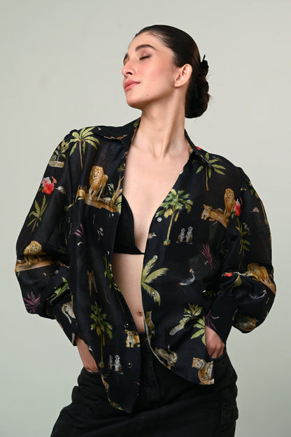 SAVANNA SHADOW SHIRT - 66Aura