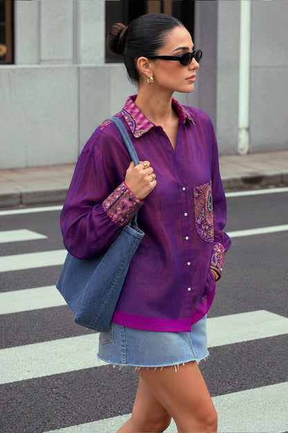 GOSSIP GIRL OVERSIZED SHIRT