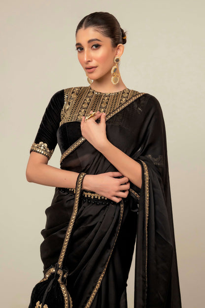JEWEL JOY SAREE WITH OLD WORLD BLOUSE - 66Aura