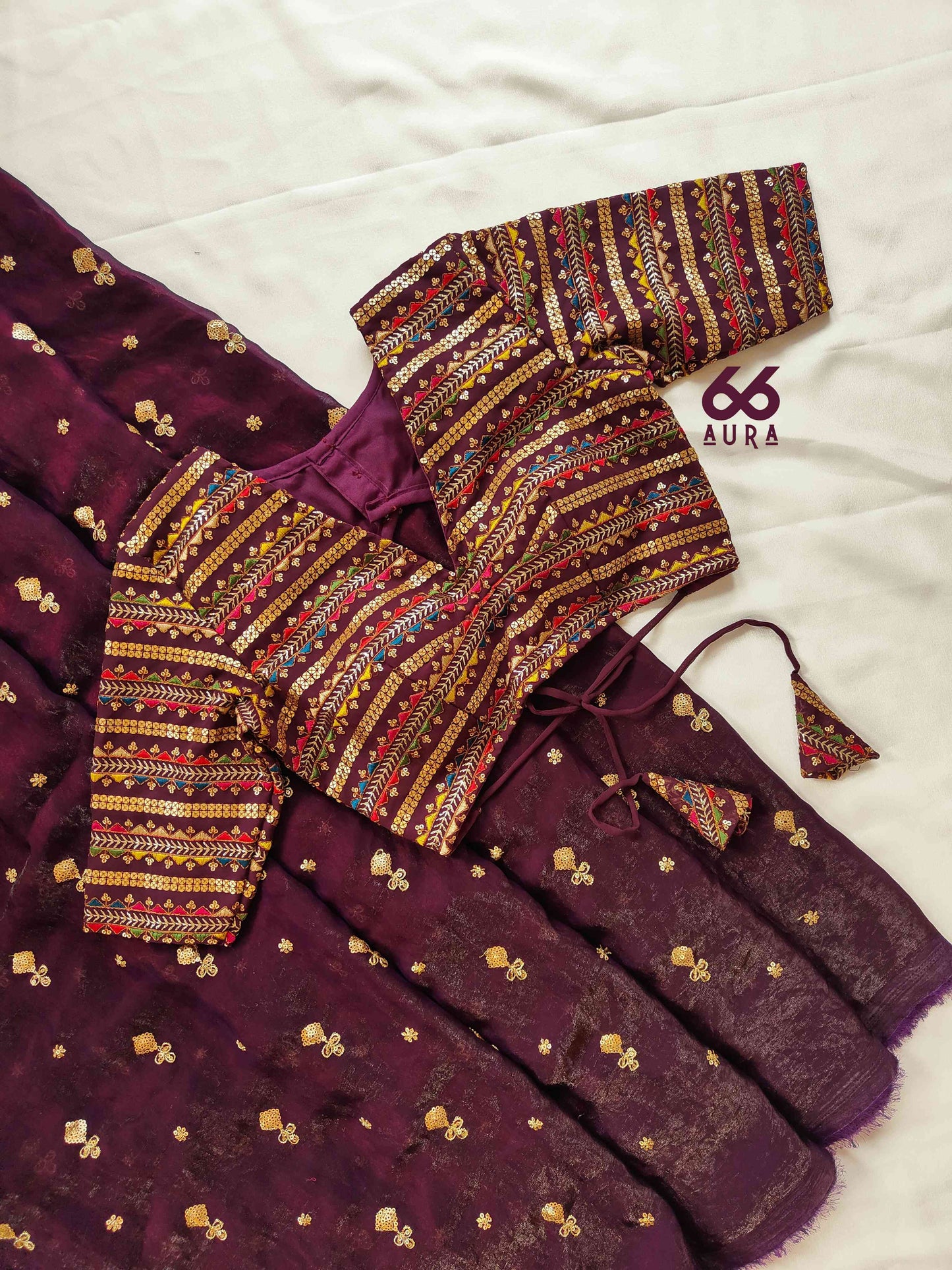 CELEBRATION AURA SAREE WITH GRAND AURA BLOUSE