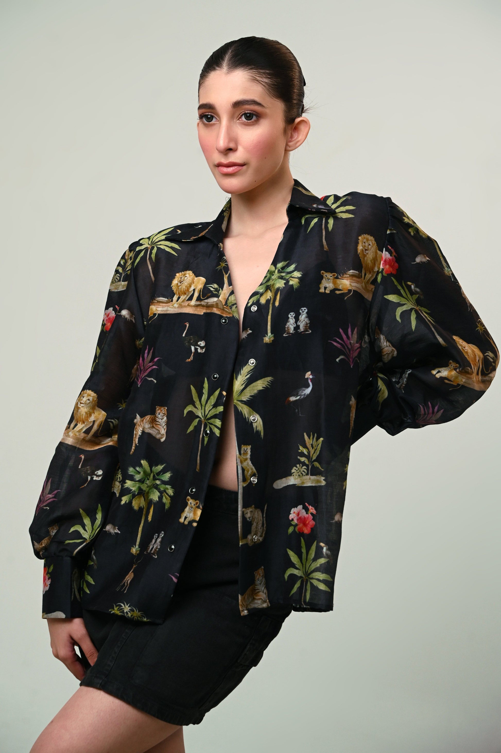 SAVANNA SHADOW SHIRT - 66Aura