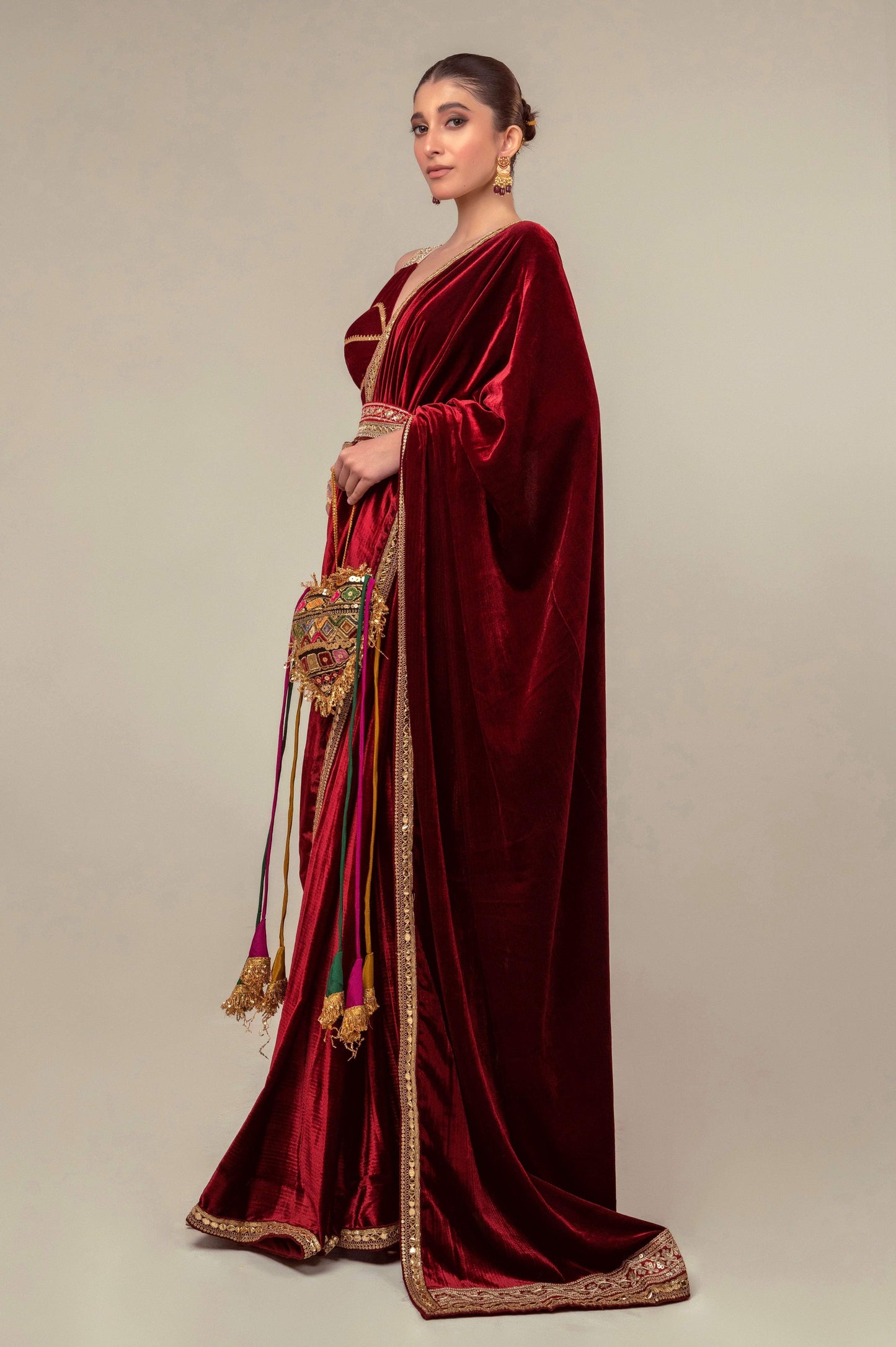 RUBY RUSH SAREE - 66Aura