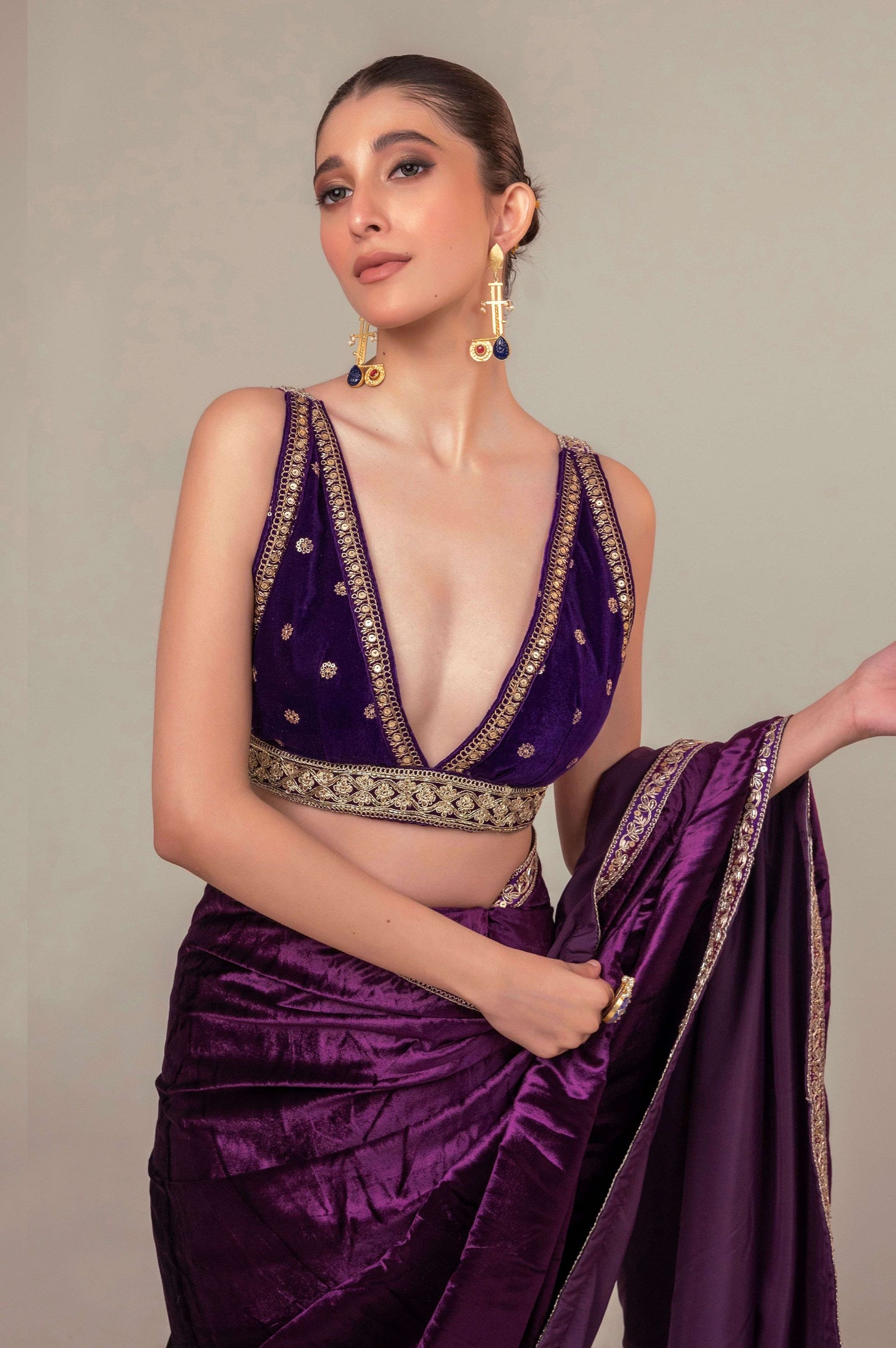 BERRY BLINK BLOUSE - 66Aura