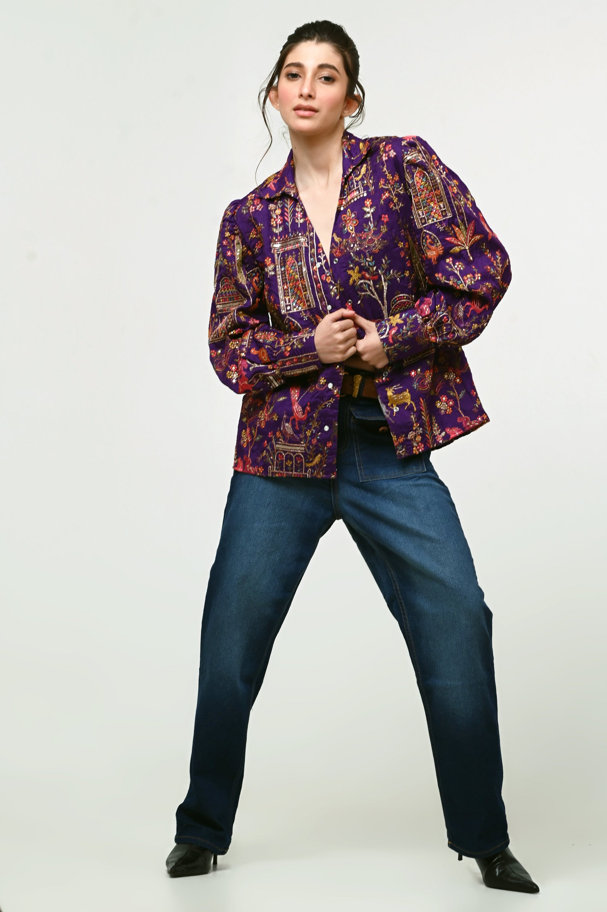 PLUM PULSE SHIRT - 66Aura