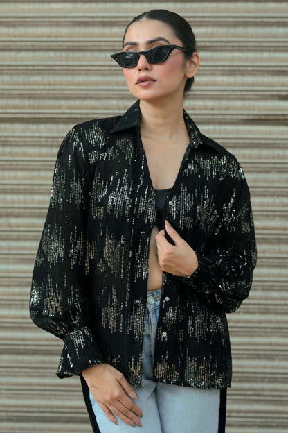 VILLAIN ENERGY shirt by 66aura featuring bold graphic design on a casual men's T-shirt.