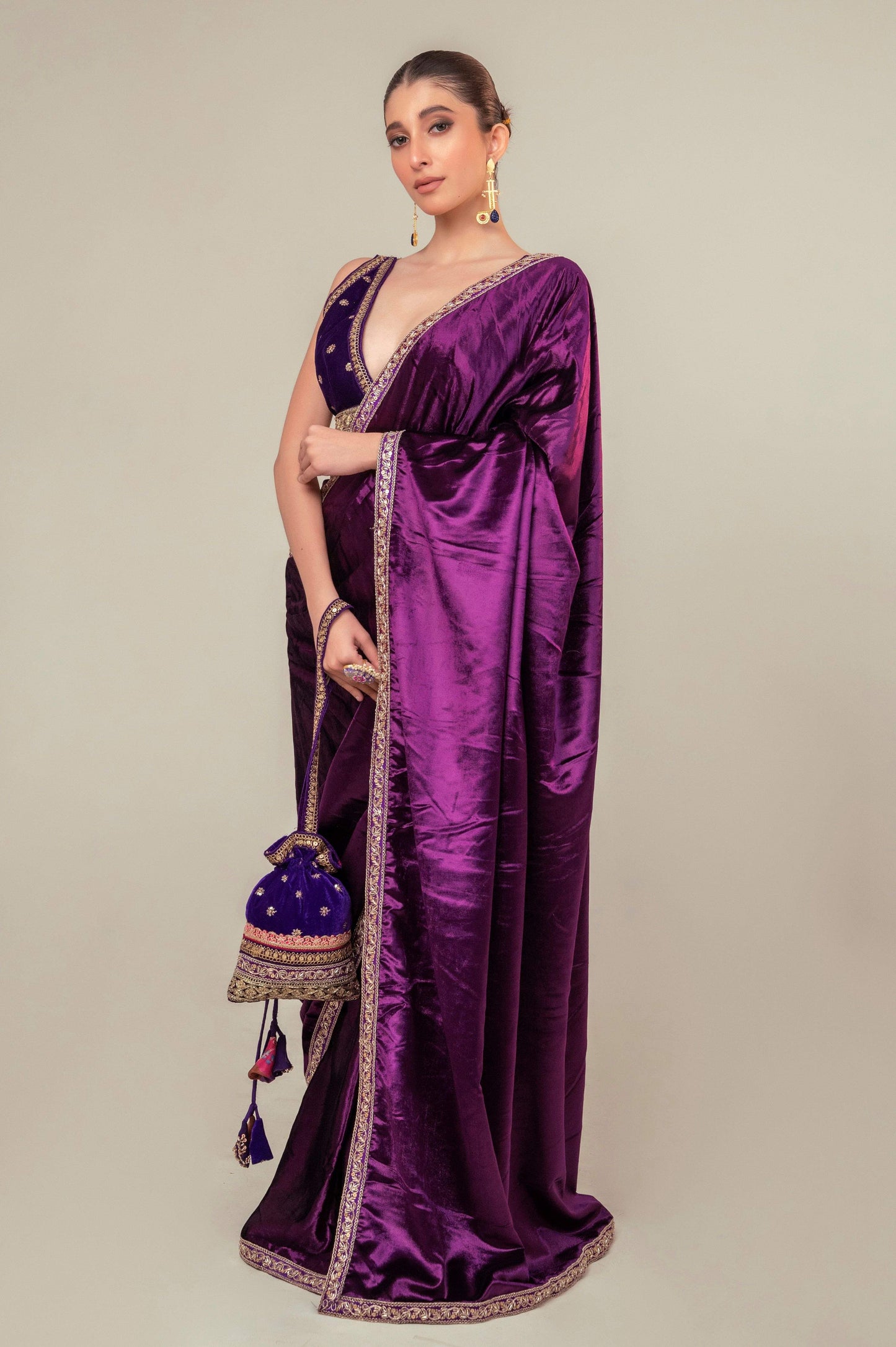 POP PALETTE SAREE - 66Aura