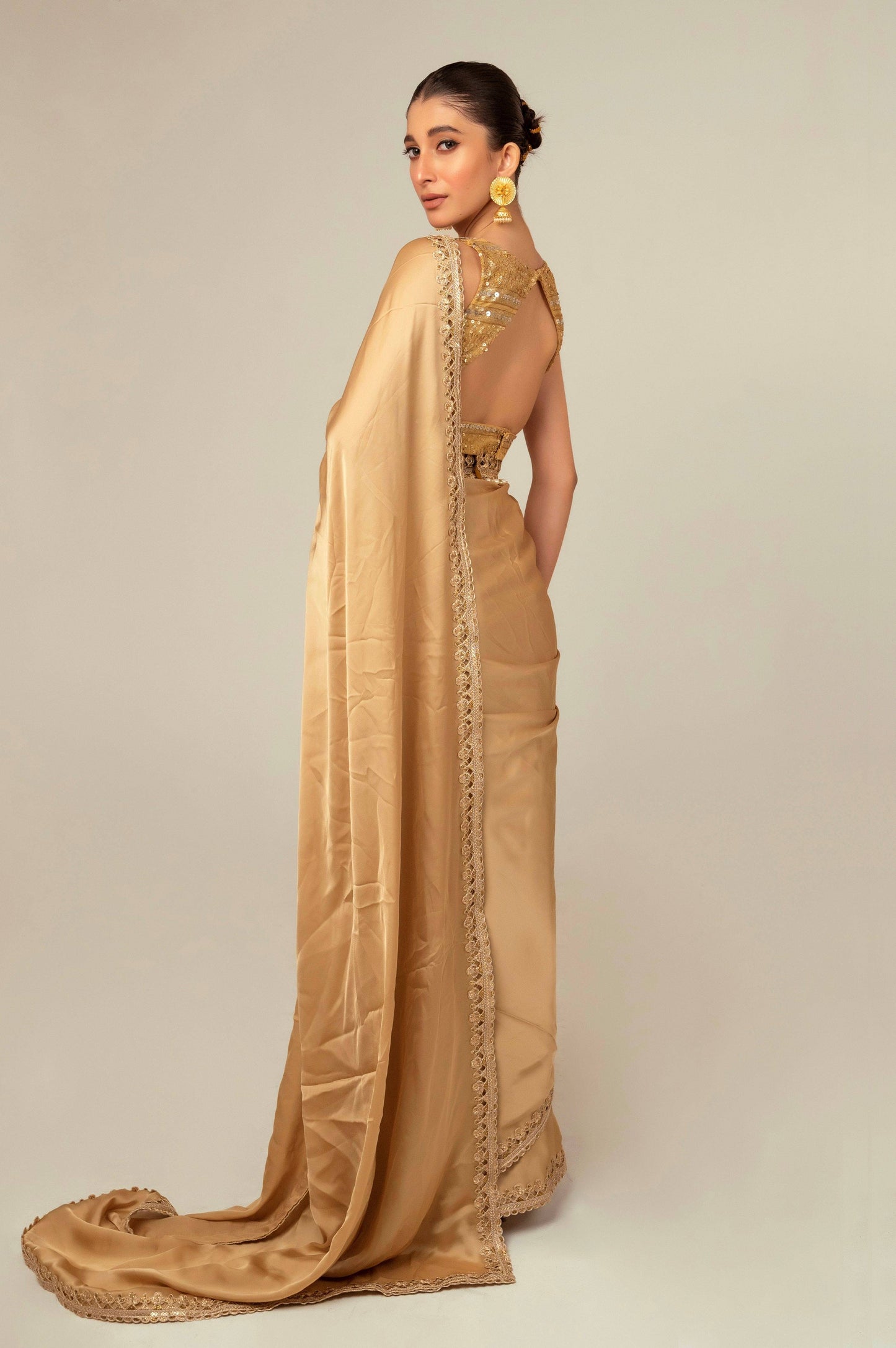 SEQUIN SPARK SAREE - 66Aura