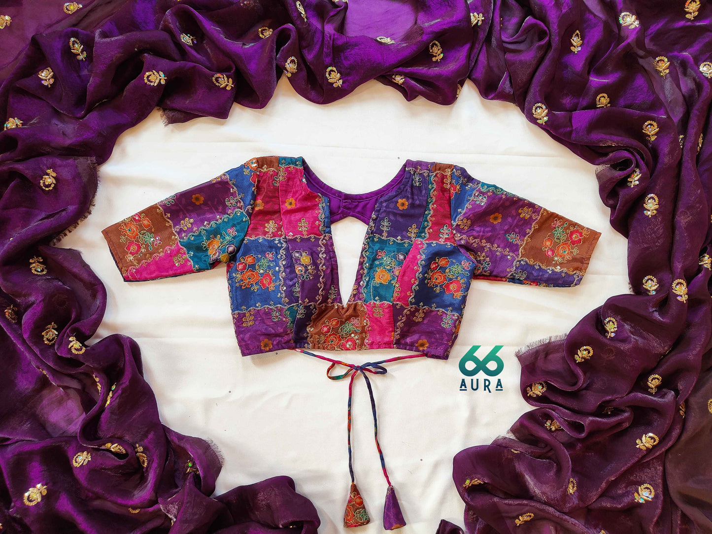 DREAM AURA SAREE WITH ORCHID AURA BLOUSE