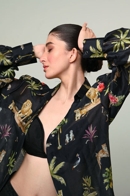 SAVANNA SHADOW SHIRT - 66Aura