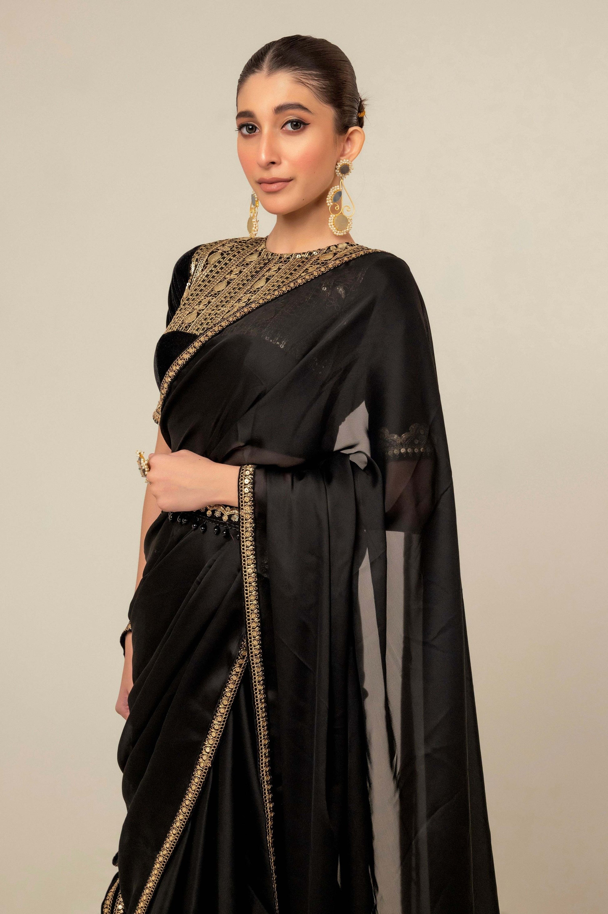 JEWEL JOY SAREE WITH OLD WORLD BLOUSE - 66Aura