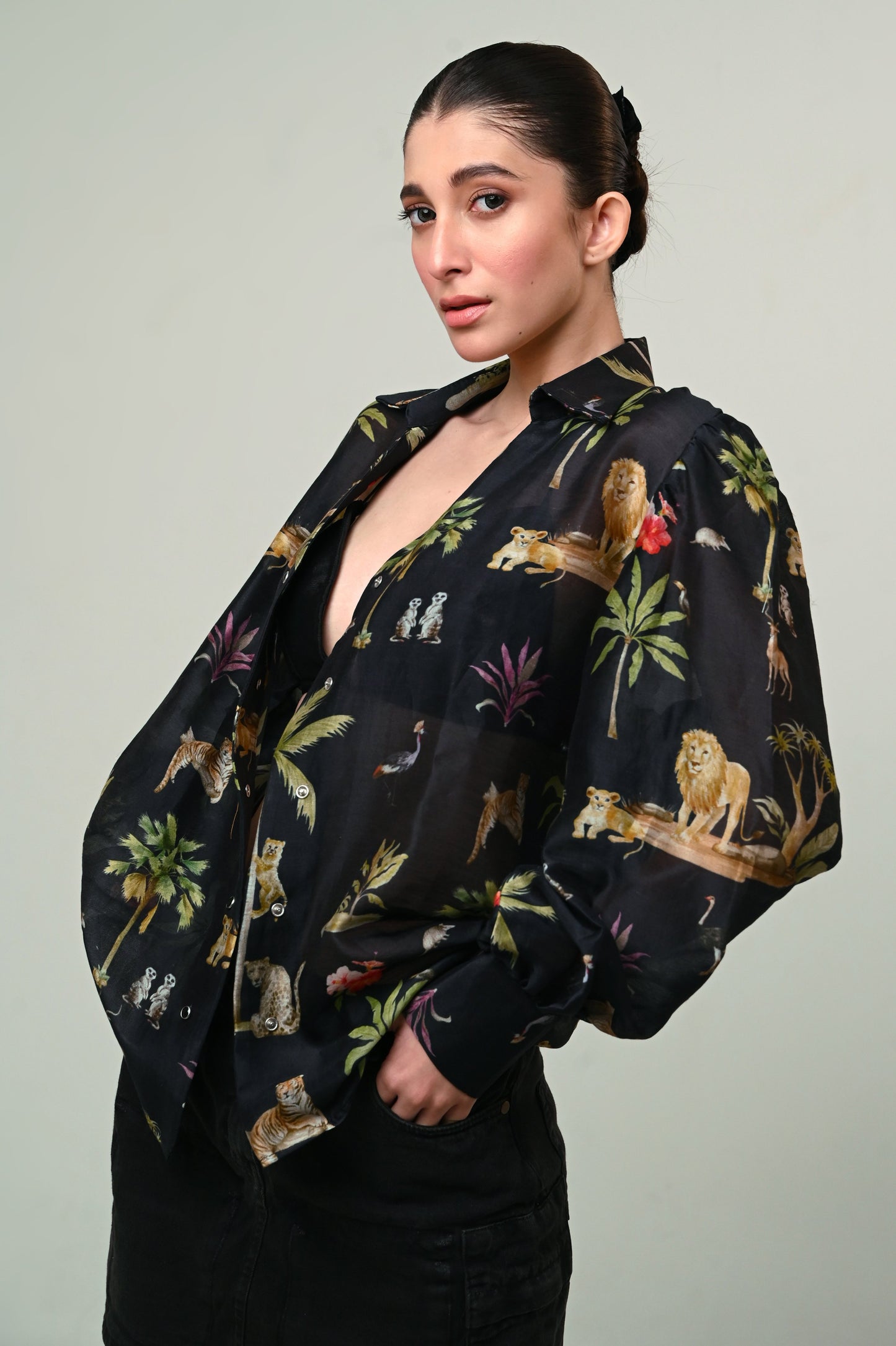 SAVANNA SHADOW SHIRT - 66Aura