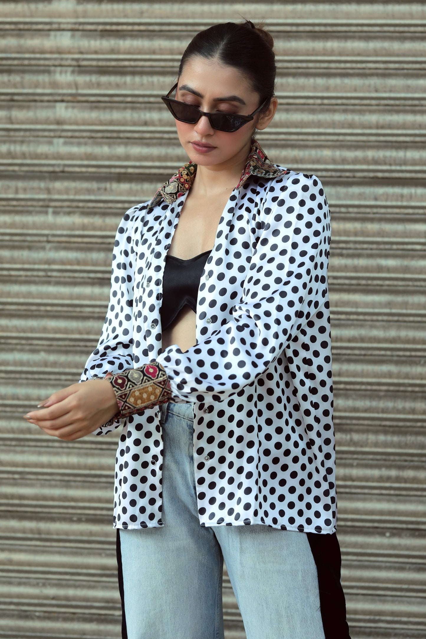 66aura Plot Twist shirt featuring a stylish graphic design, casual fit, and comfortable fabric, perfect for everyday wear.