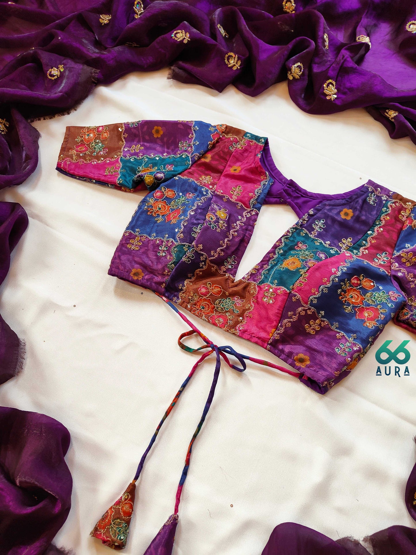 DREAM AURA SAREE WITH ORCHID AURA BLOUSE