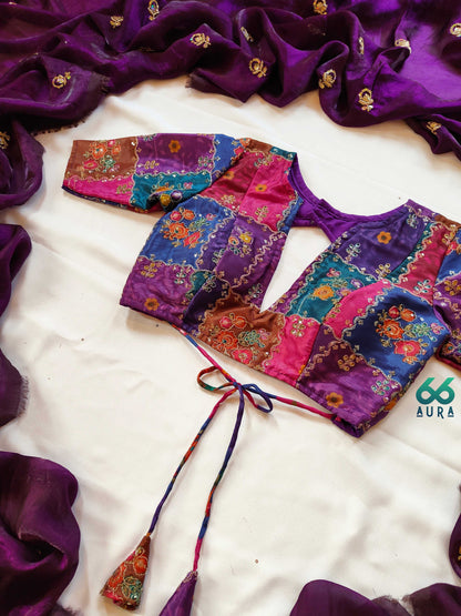 DREAM AURA SAREE WITH ORCHID AURA BLOUSE