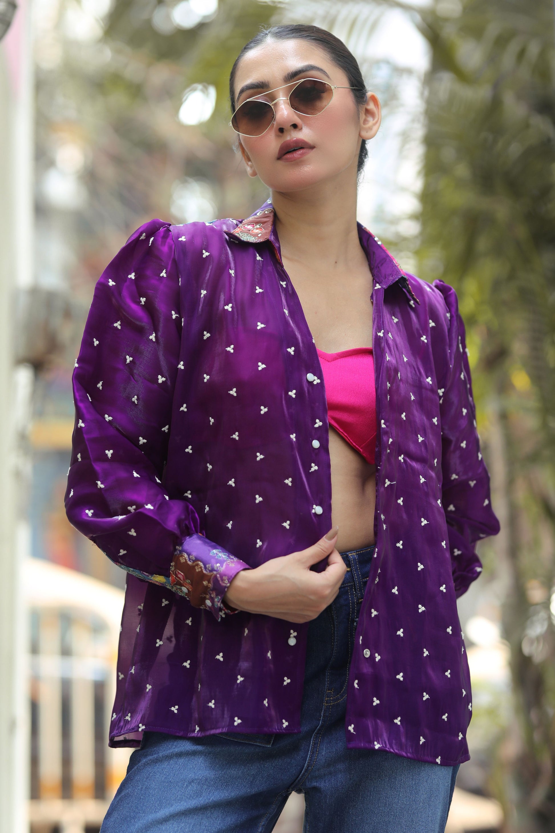 Offbeat OG shirt by 66aura, featuring a stylish casual shirt with a modern design and comfortable fit, displayed on a mannequin.