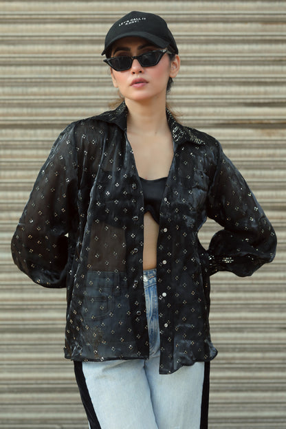 Main character shirt by 66aura featuring bold graphic design on a comfortable, casual fabric.