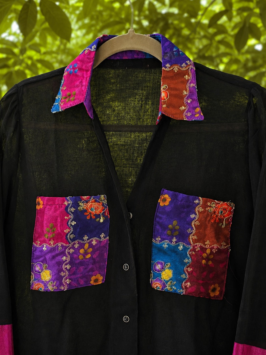 Oversized Twin Trouble shirt by 66aura featuring a relaxed fit, soft fabric, and stylish design in a casual fashion style.