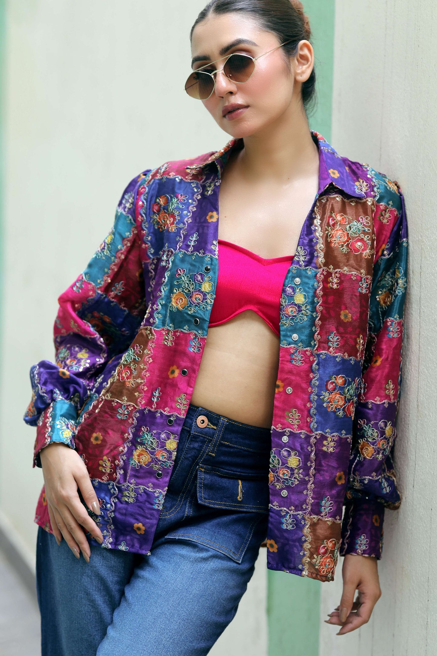 Delulu drip shirt by 66aura featuring a stylish, casual design with a drip pattern in black and white on soft fabric.