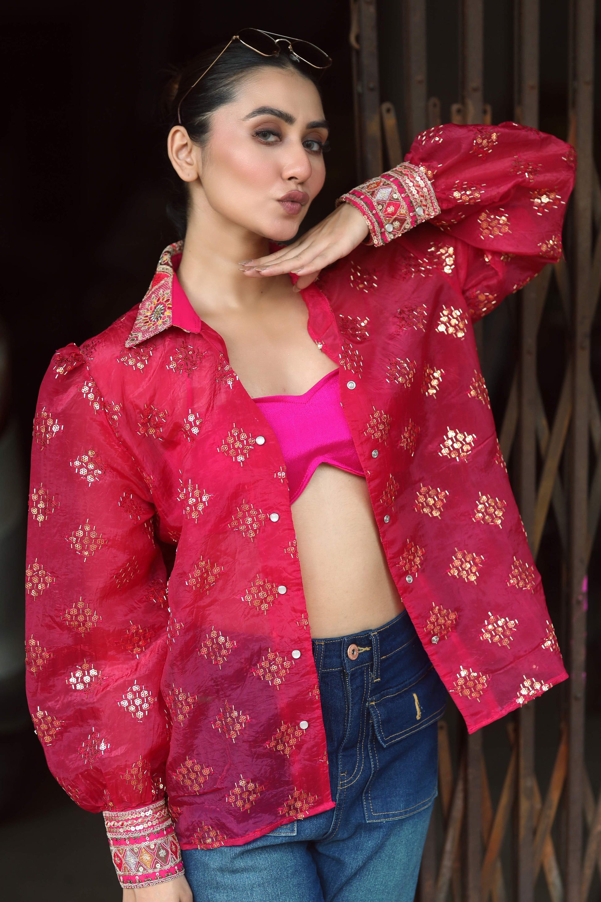 66aura drip district shirt featuring a stylish, casual design with a comfortable fit and modern streetwear style.