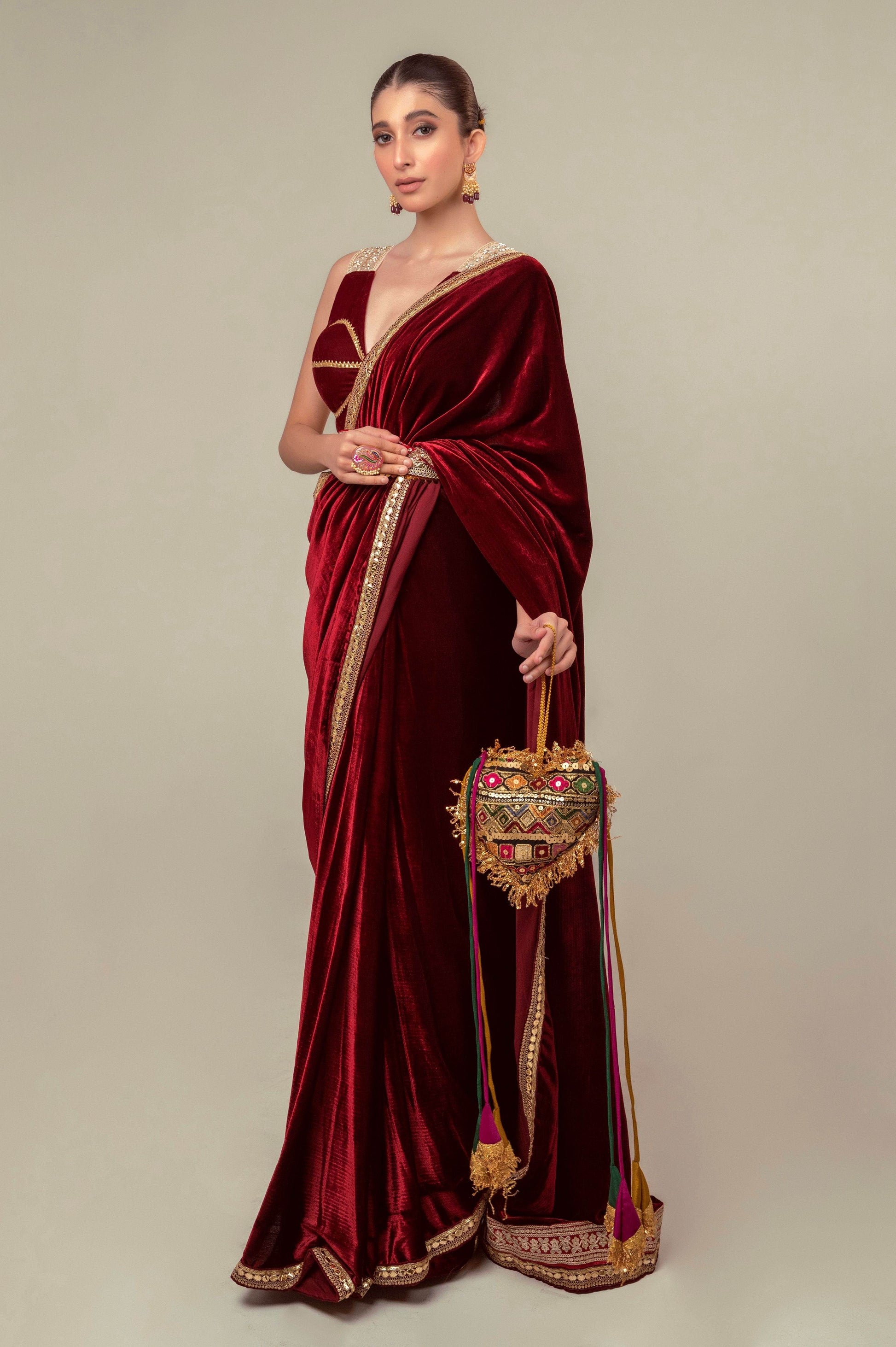 RUBY RUSH SAREE - 66Aura