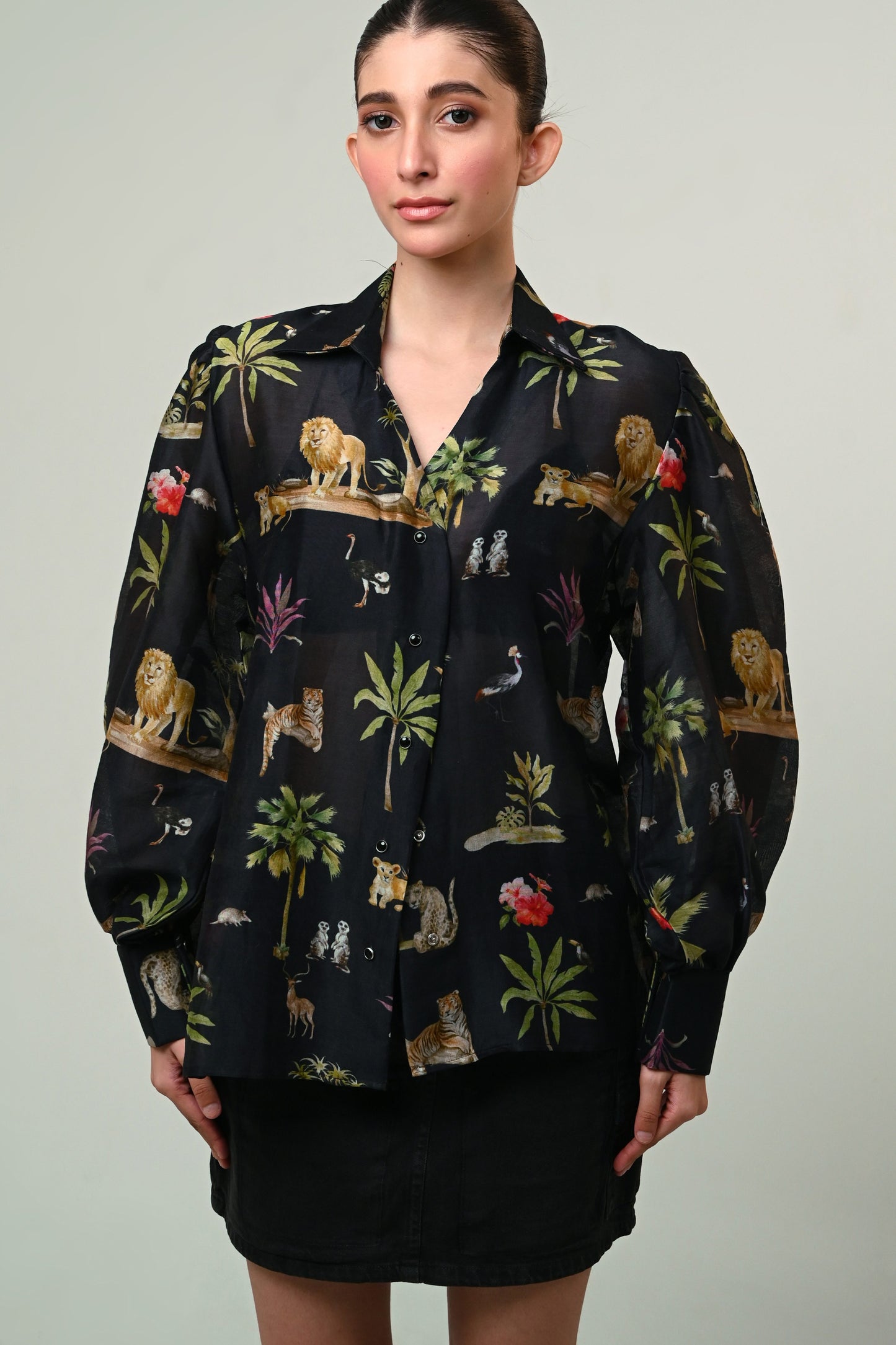SAVANNA SHADOW SHIRT - 66Aura