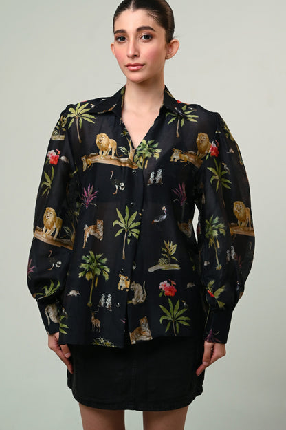 SAVANNA SHADOW SHIRT - 66Aura
