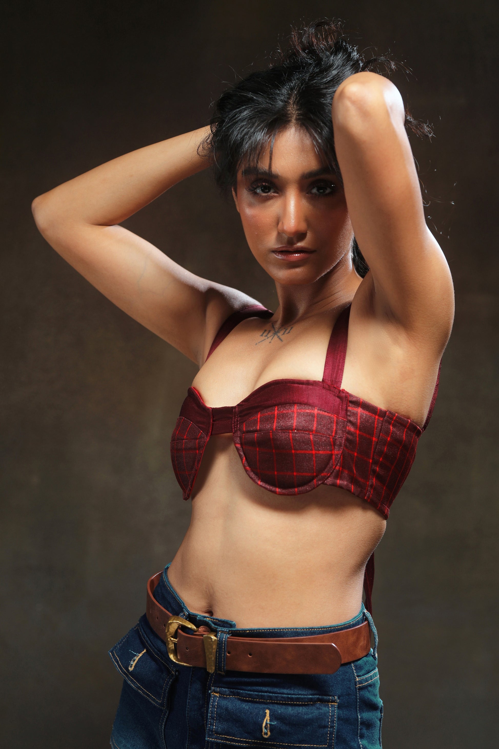 66aura Executive Edge Bralette featuring a sleek, modern design with soft fabric and delicate straps for comfortable wear.