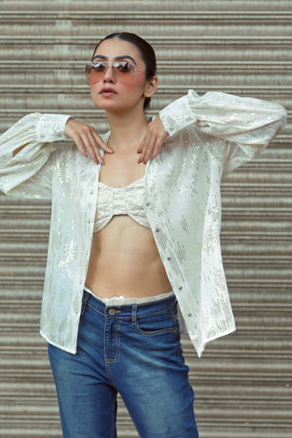 Black drama queen shirt by 66aura featuring bold lettering and a relaxed fit, displayed on a hanger.