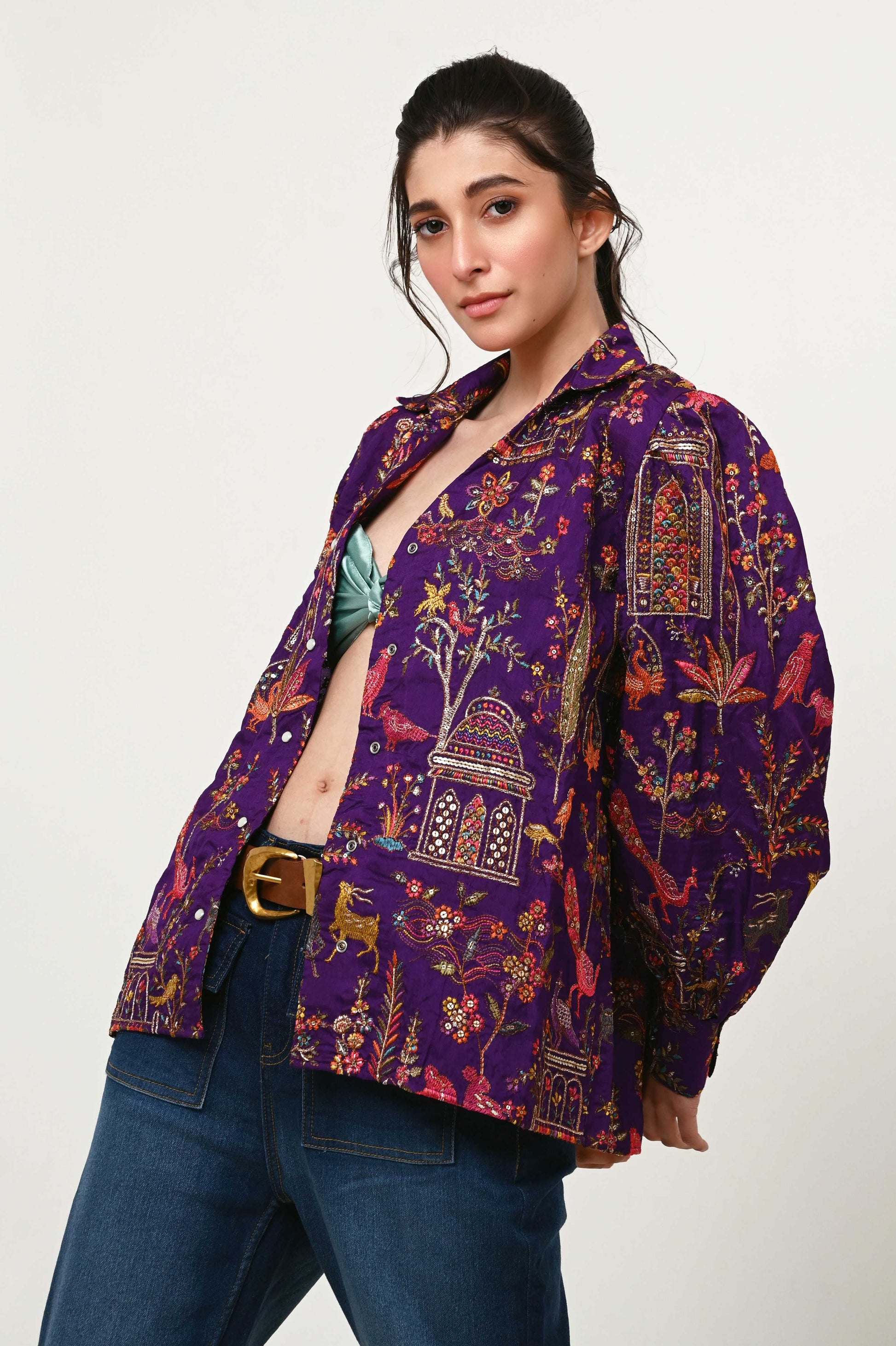 PLUM PULSE SHIRT - 66Aura