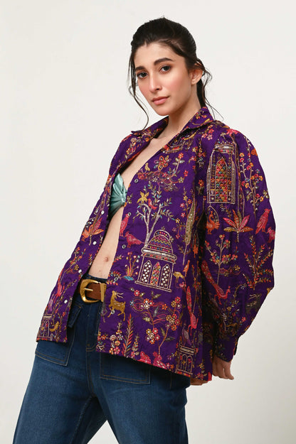 PLUM PULSE SHIRT - 66Aura