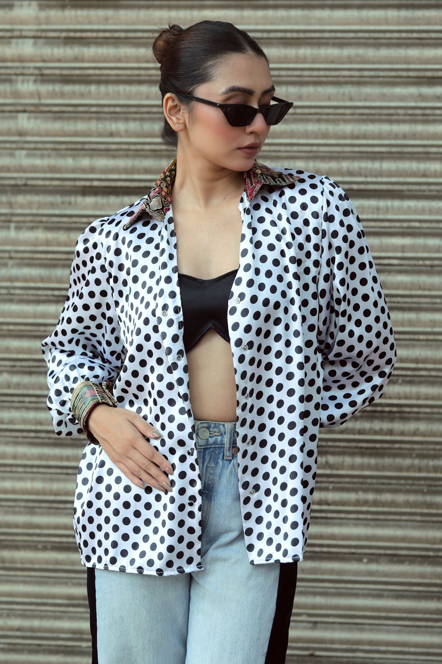 66aura Plot Twist shirt featuring a stylish graphic design on a casual, comfortable fabric, perfect for everyday wear.