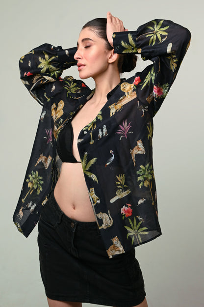 SAVANNA SHADOW SHIRT - 66Aura