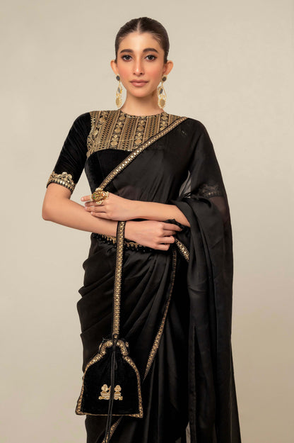 JEWEL JOY SAREE WITH OLD WORLD BLOUSE - 66Aura