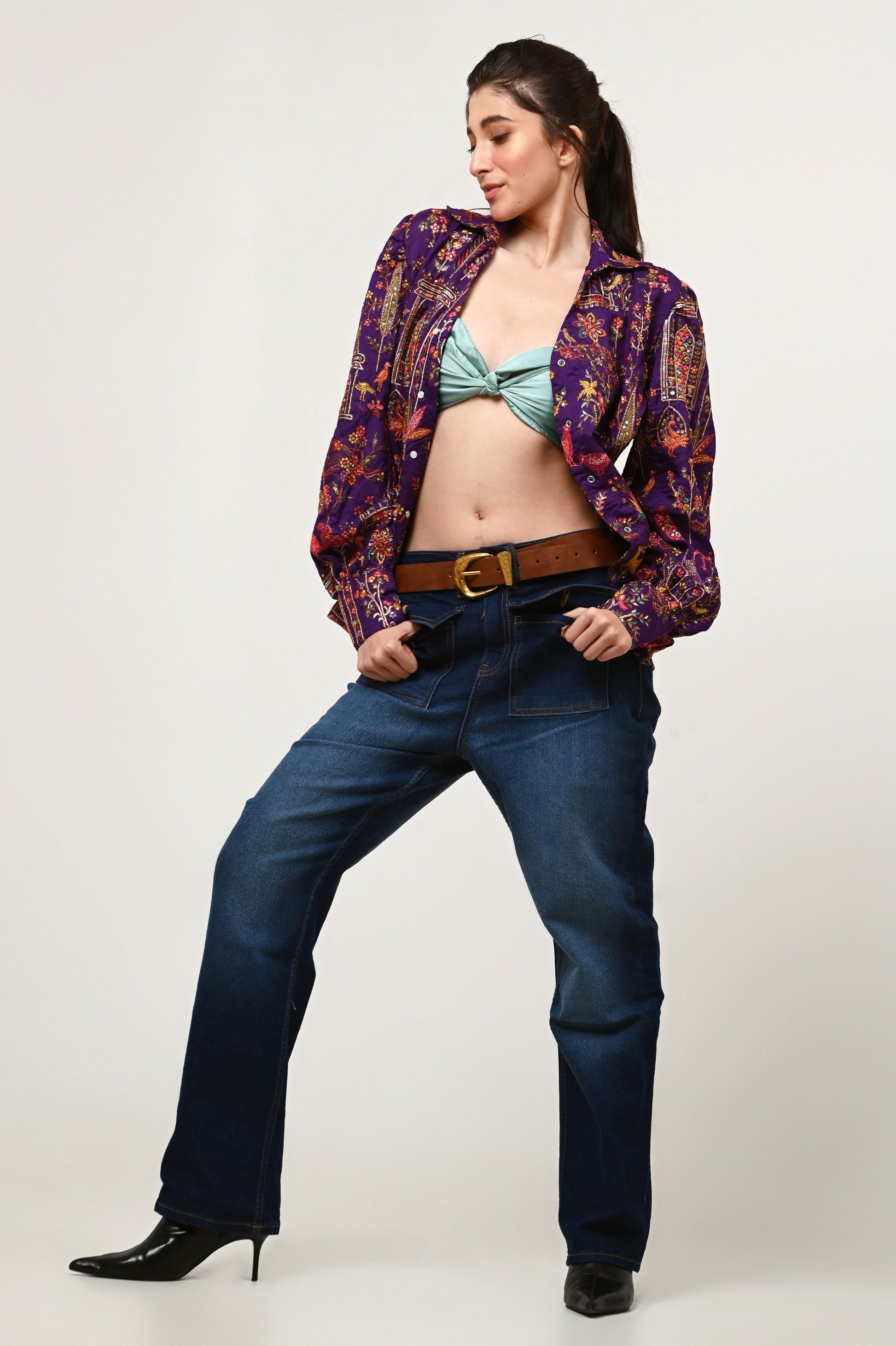 PLUM PULSE SHIRT - 66Aura