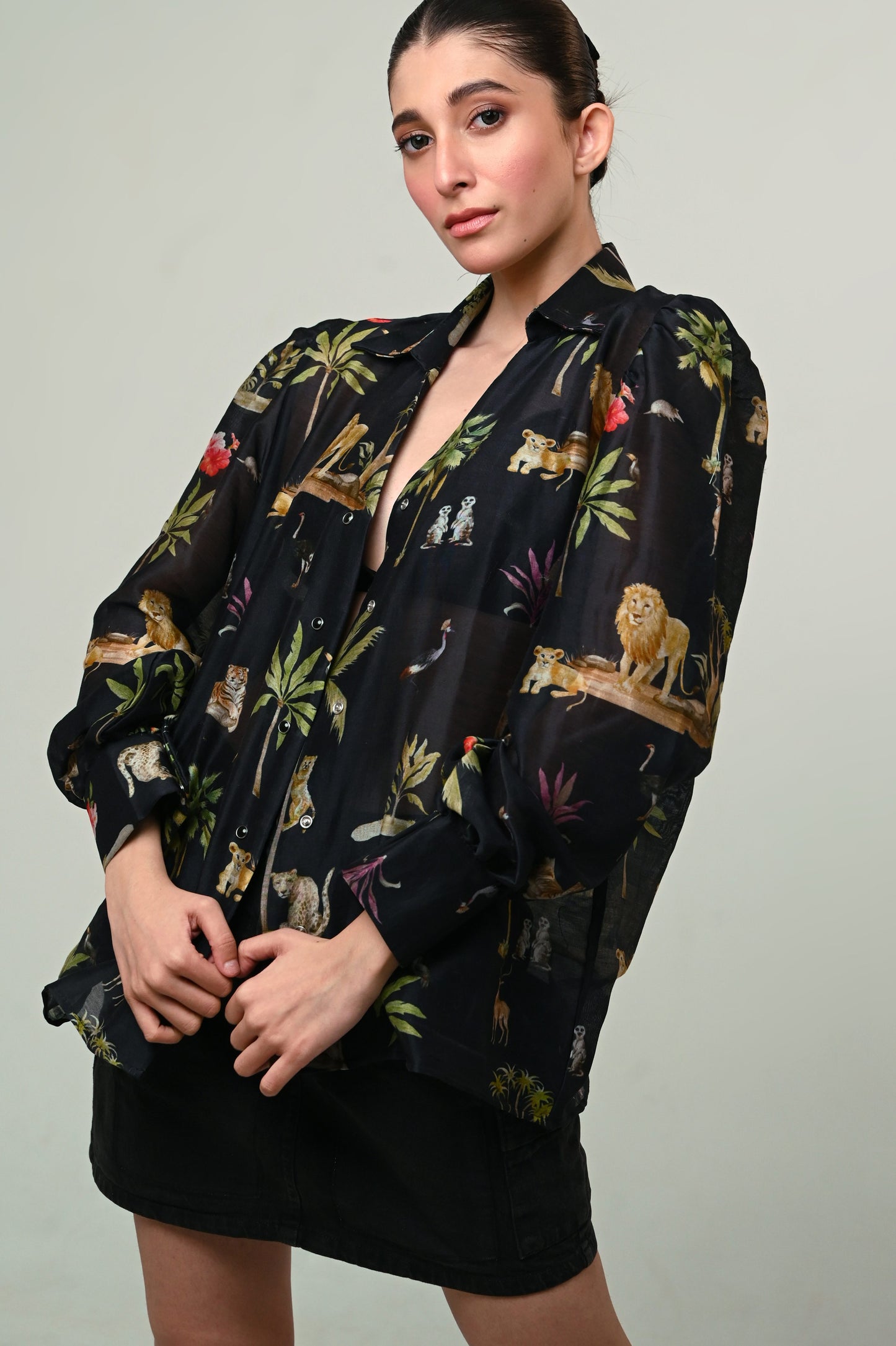 SAVANNA SHADOW SHIRT - 66Aura
