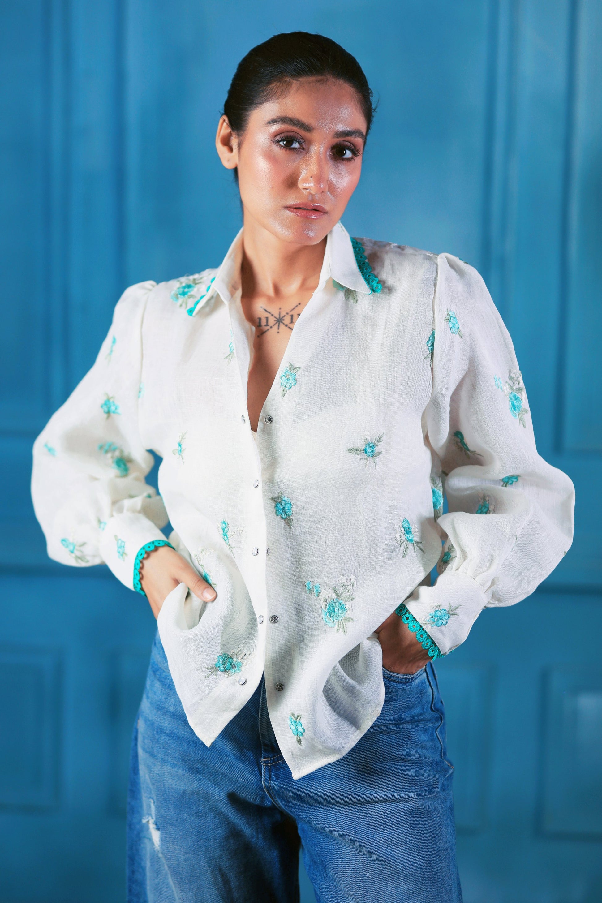 Oversized Chill Charm shirt by 66aura featuring a relaxed fit, soft fabric, and stylish design perfect for casual wear.