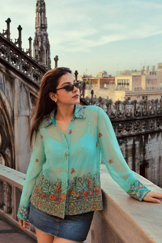 COASTAL CARNIVAL OVERSIZED SHIRT