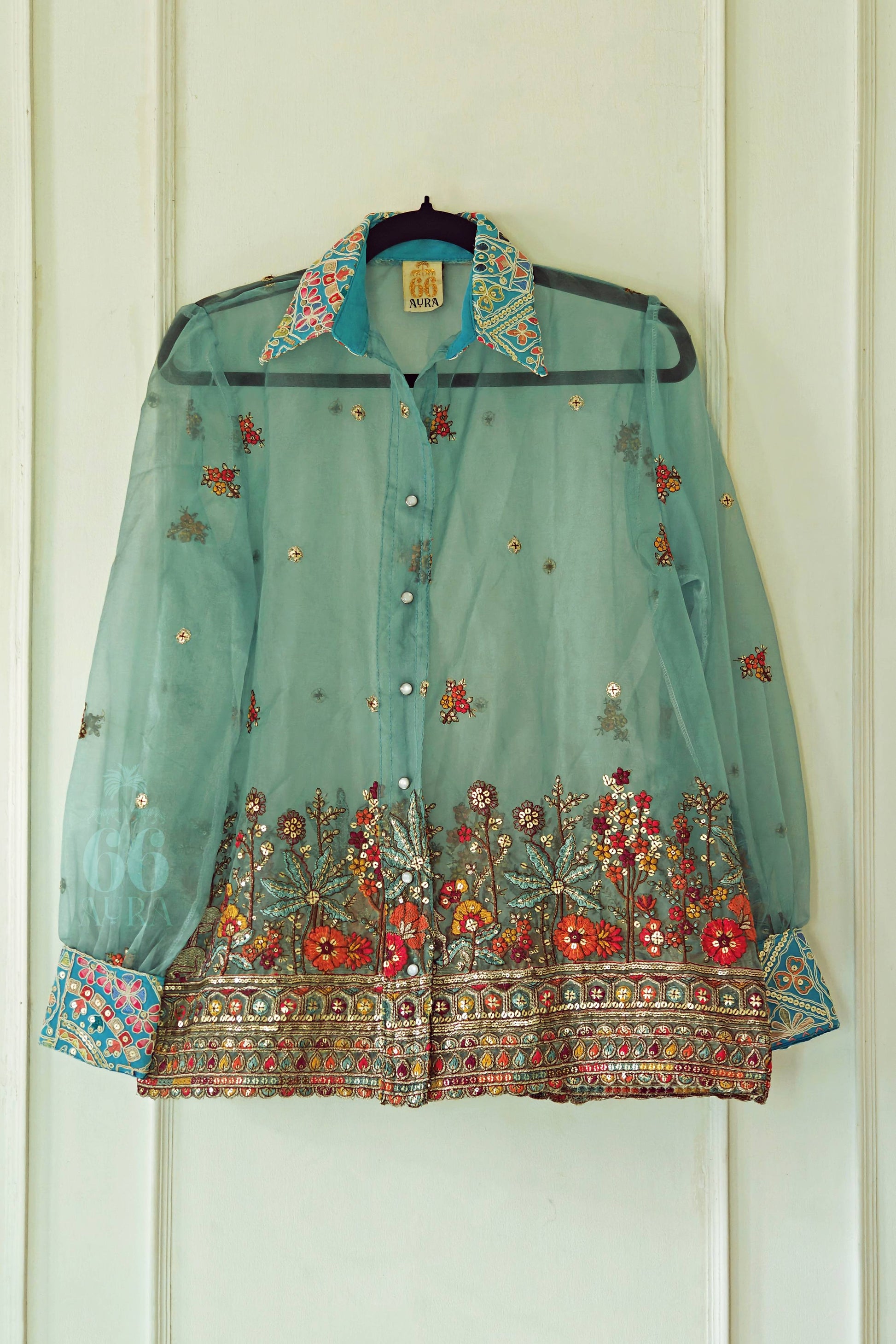 COASTAL CARNIVAL OVERSIZED SHIRT - 66Aura