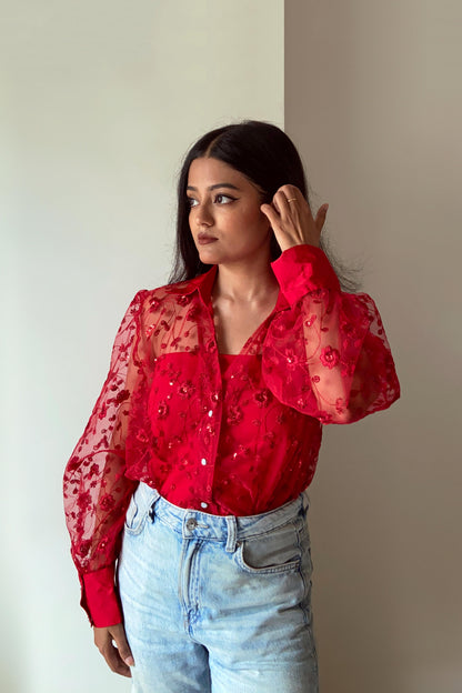KISS CODE OVERSIZED SHIRT