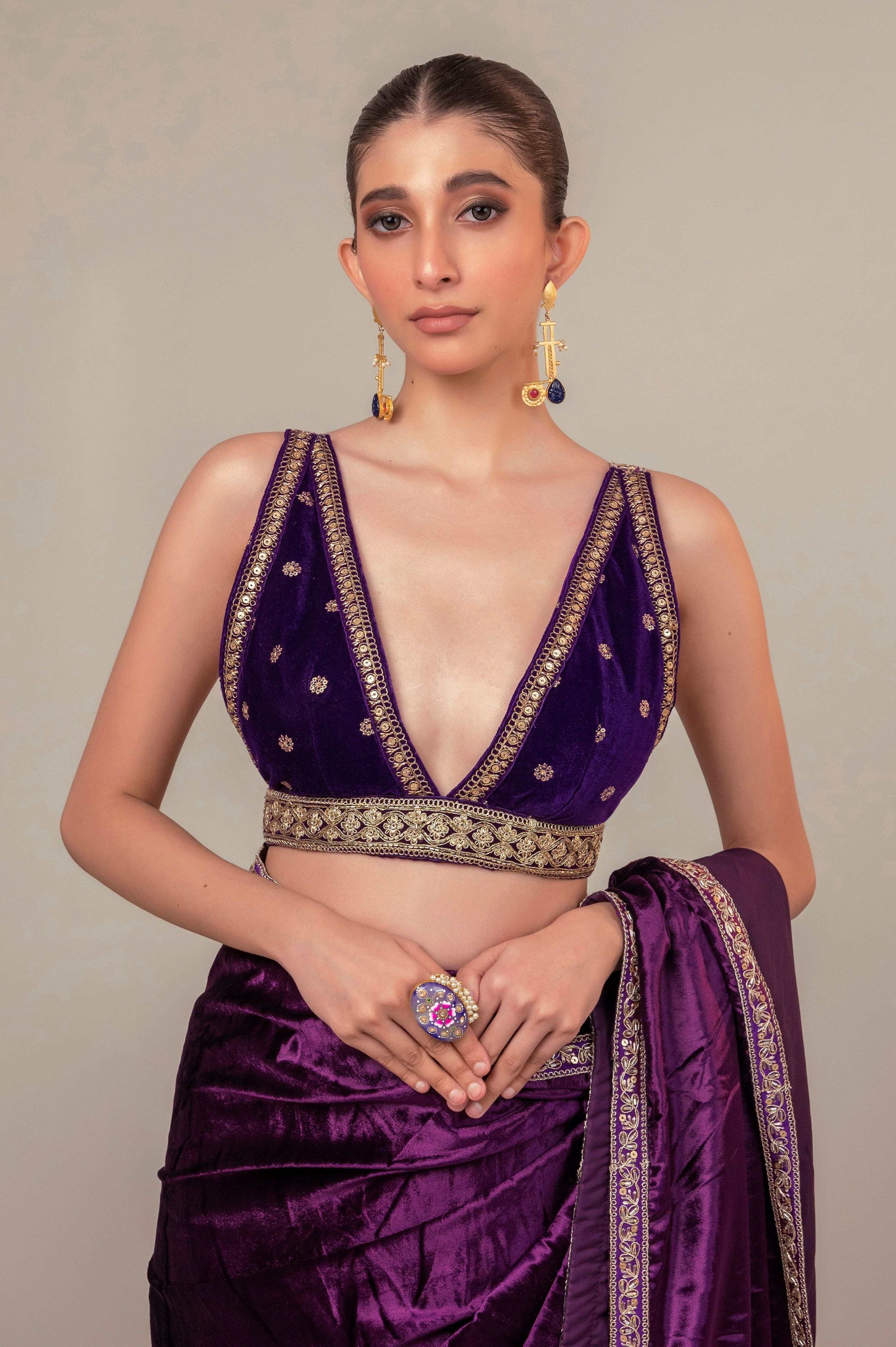 BERRY BLINK BLOUSE - 66Aura