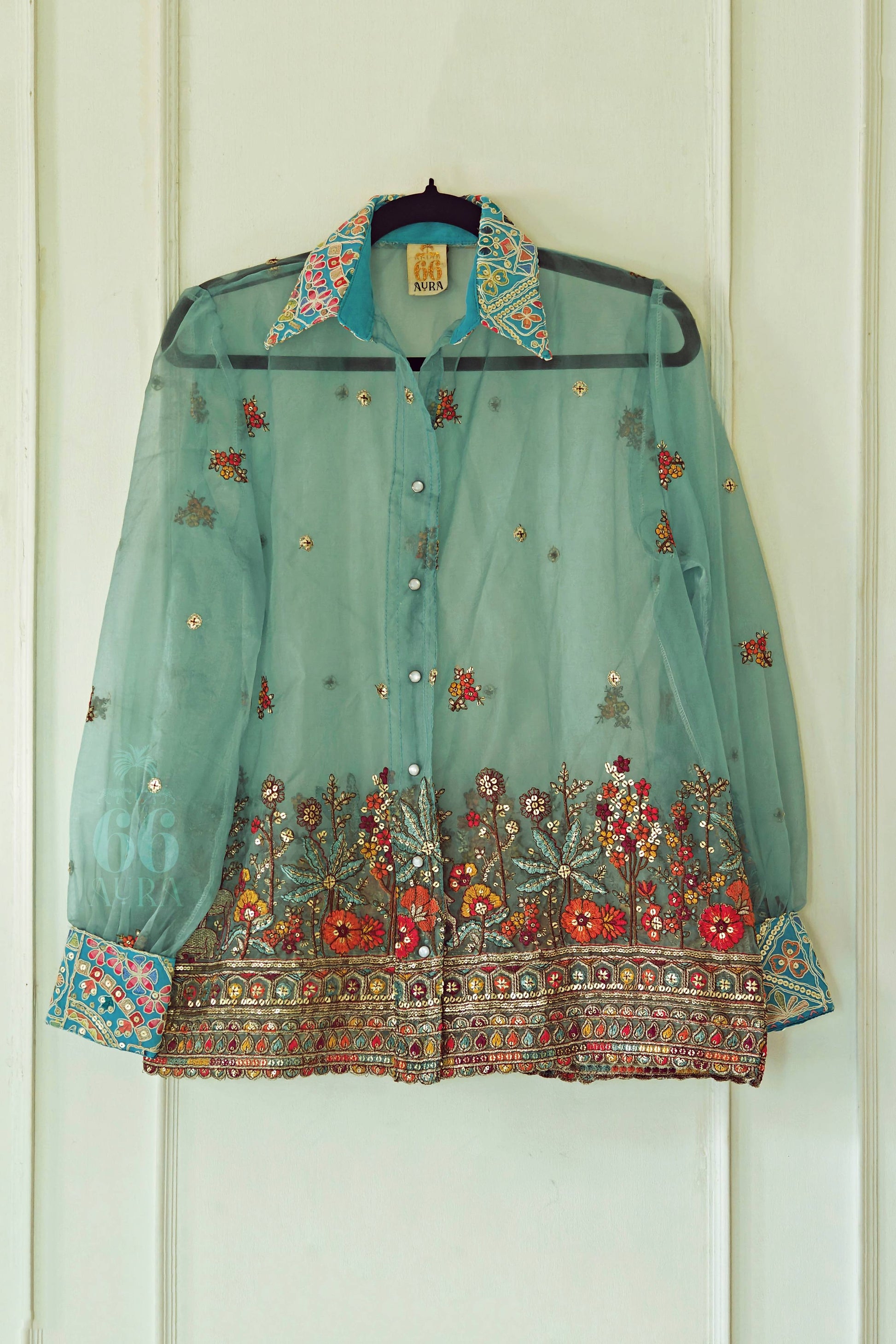 COASTAL CARNIVAL OVERSIZED SHIRT - 66Aura