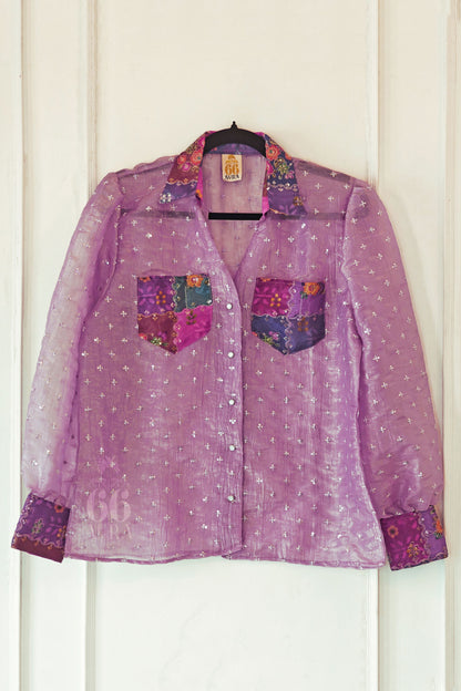 ORCHID OASIS OVERSIZED SHIRT